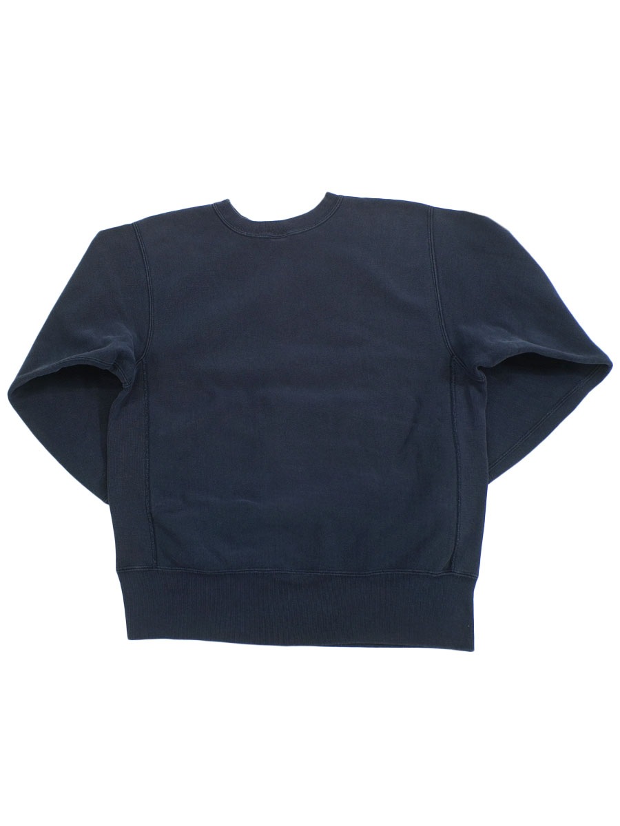 90's 刺繍タグ チャンピオンRW 無地 ネイビー 表記(L) USA製