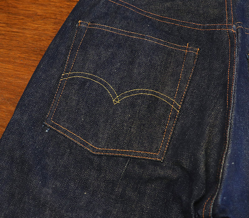 1950s DEAD STOCK , LEVIS 501XX LEATHER , Size W31 L34