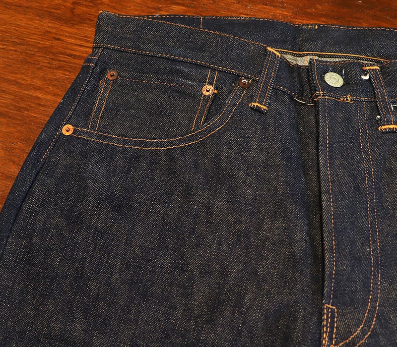 1950s DEAD STOCK , LEVIS 501XX LEATHER , Size W31 L34