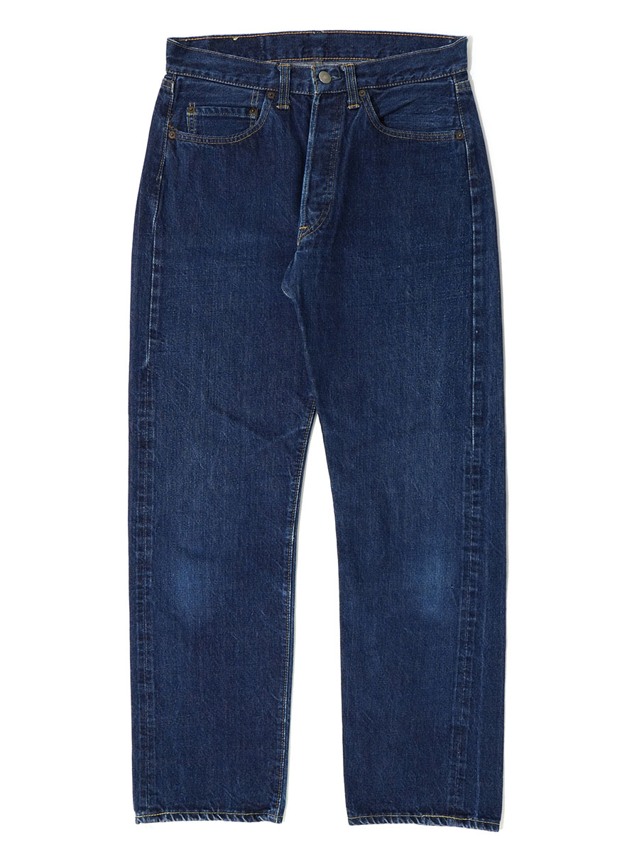 70's Levi's 501 66前期 デニムパンツ 濃紺 スレーキスタンプ 表記(W32