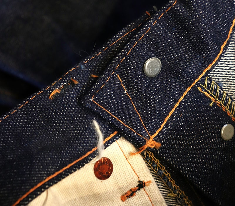 1950s DEAD STOCK , LEVIS 501XX LEATHER , Size W31 L34