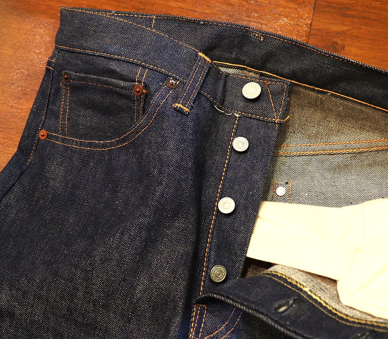 1950s DEAD STOCK , LEVIS 501XX LEATHER , Size W31 L34