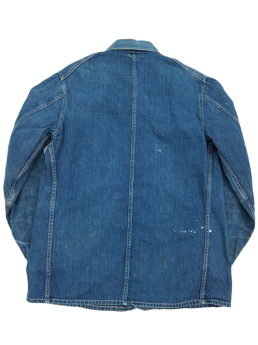 40's POWR HOUSE ダブル襟 13スター デニムカバーオール 良雰囲気 実寸