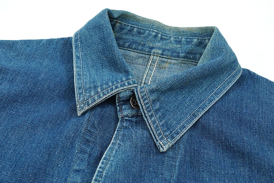 40's POWR HOUSE ダブル襟 13スター デニムカバーオール 良雰囲気 実寸