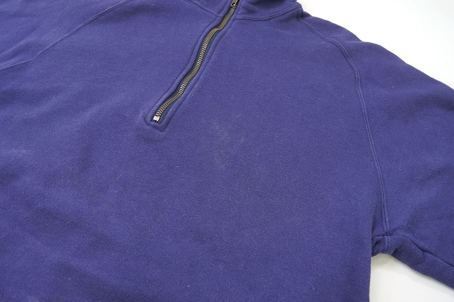 90's チャンピオン 襟裏切り替え ハーフジップスウェット 表記(XL) USA製