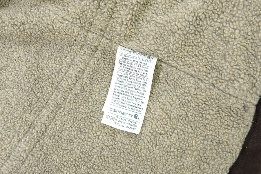 CARHARTT SANDSTONE RIDGE COAT BROWN (SIZE.X LARGE) MADE IN MEXICO