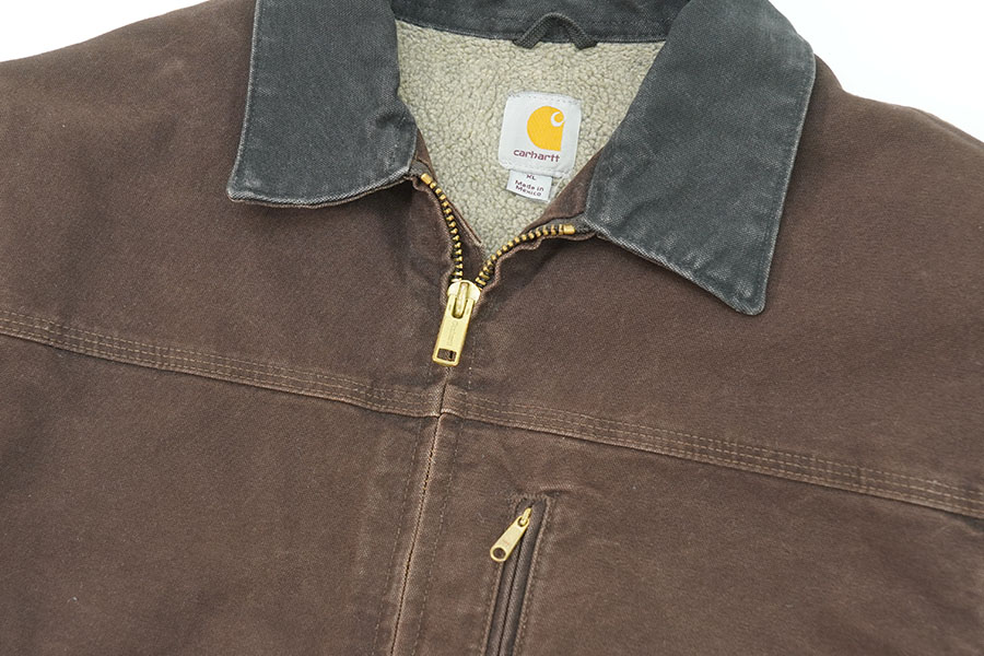 CARHARTT SANDSTONE RIDGE COAT BROWN (SIZE.X LARGE) MADE IN MEXICO