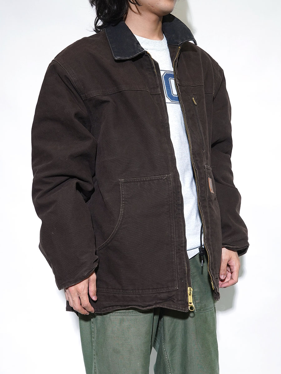 CARHARTT SANDSTONE RIDGE COAT BROWN (SIZE.X LARGE) MADE IN MEXICO