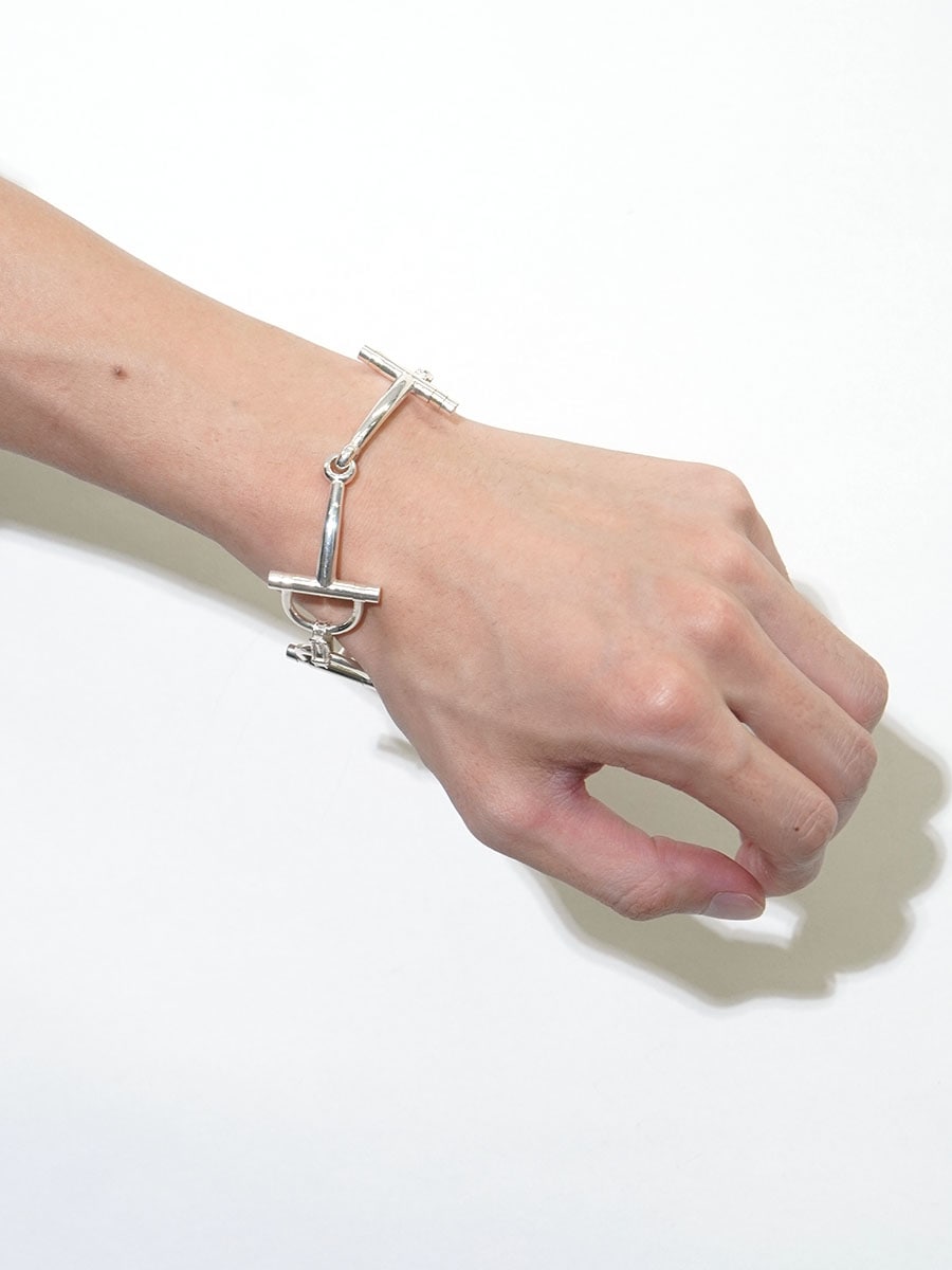 Vintage Hermes Mors De Course bracelet YG | NEW ITEM