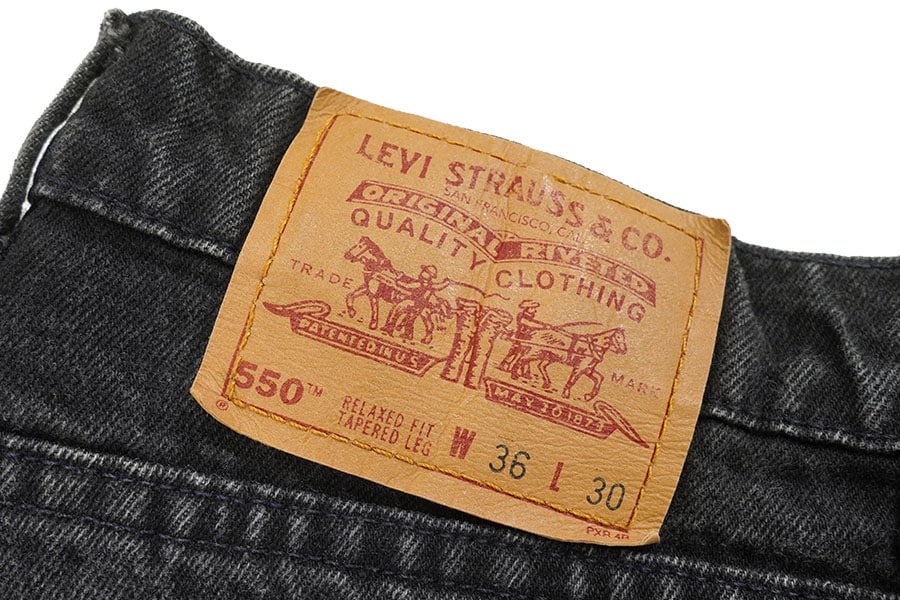 90's Levi's 550 ブラックデニムパンツ 表記(36x30) USA製 | SOLD OUT