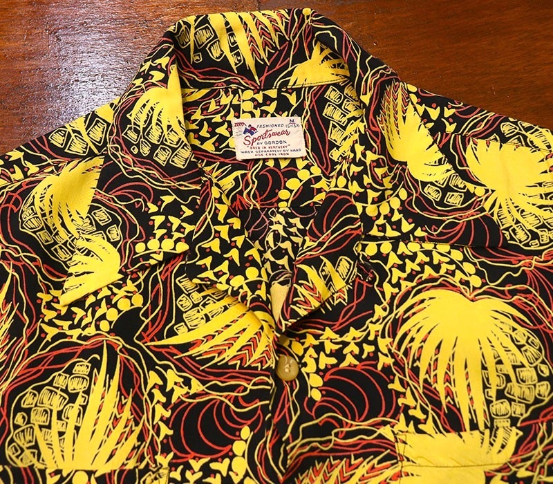 1950s HAWAIIAN SHIRT , Size M