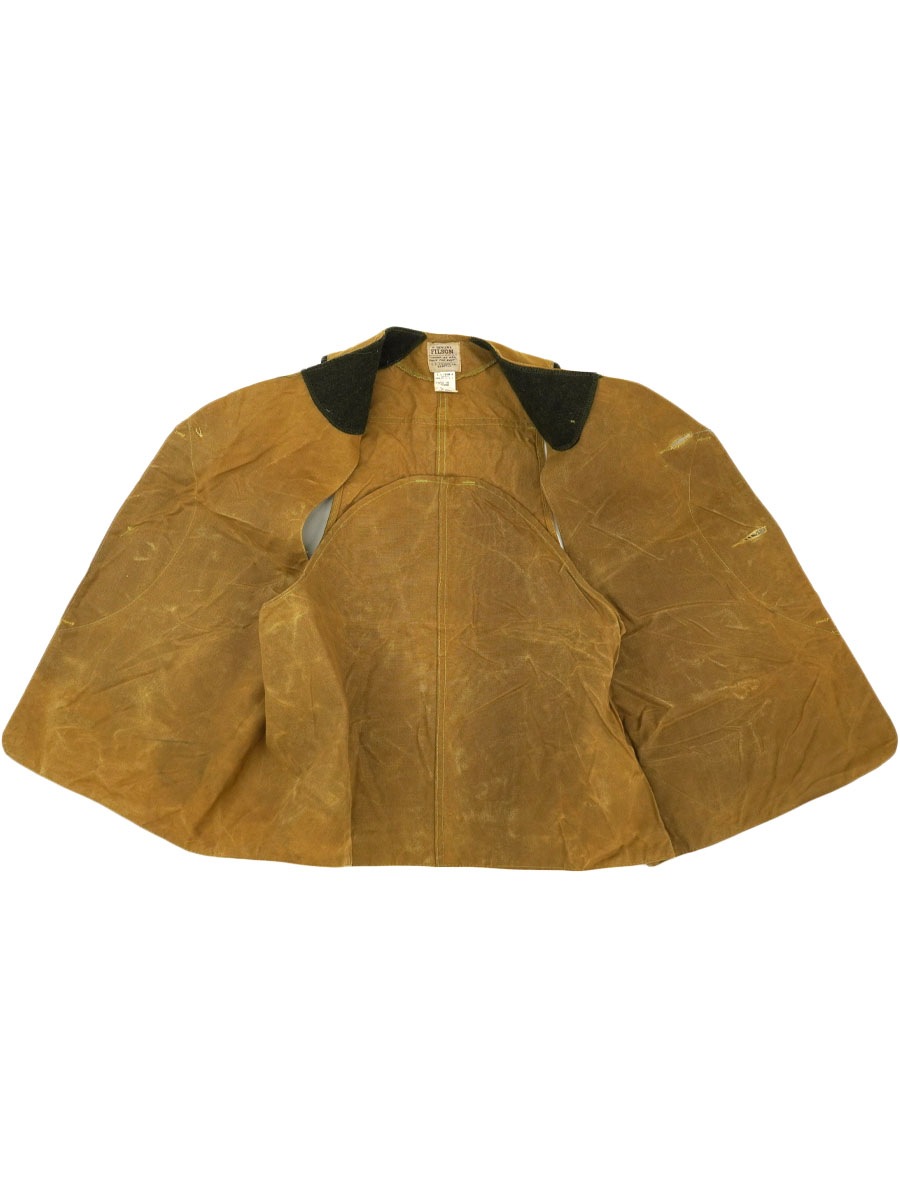 USA製 FILSON ハーフムーン ダックハンティングベスト ブラウン 表記(L