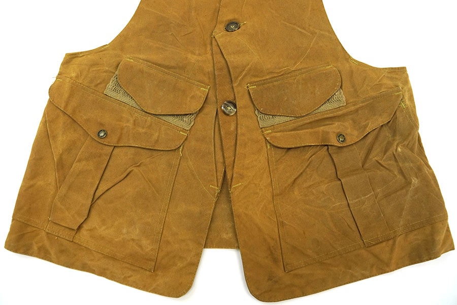 FILSON ハーフムーン ハンティング アメ製 USA製 FILSON ハーフムーン ダックハンティングベスト ブラウン 表記(L