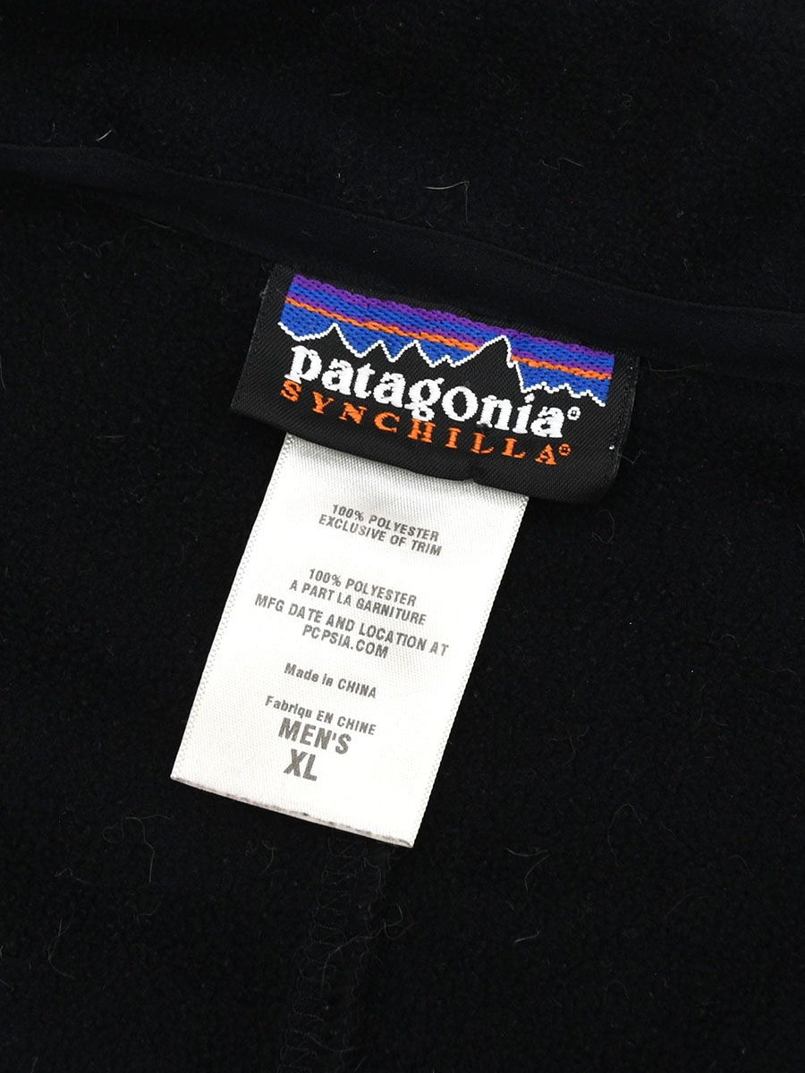 【美品】パタゴニア シンチラブランケット 11's パタゴニア マイクロシンチラジャケット ブラック 表記(XL