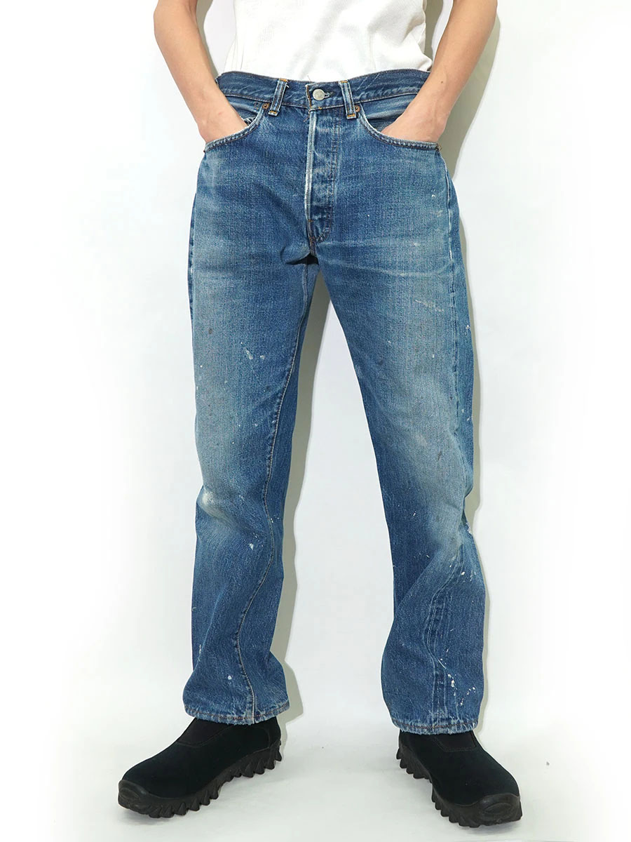 60's Levi's 501 BIG-E デニムパンツ 味あり良雰囲気 表記(32x32