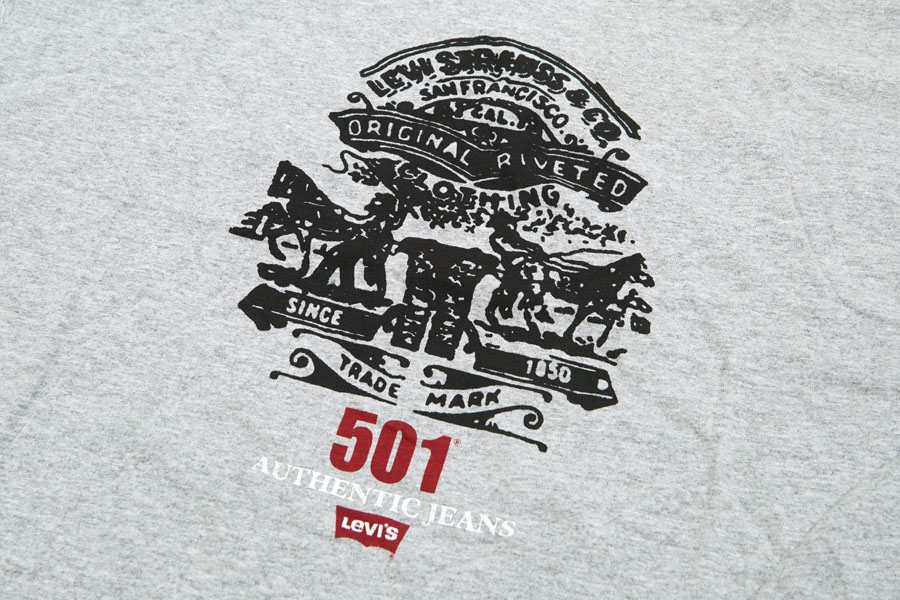 90's Levi's ''501 AUTHENTIC JEANS'' Tシャツ 表記(M) USA製 NOS