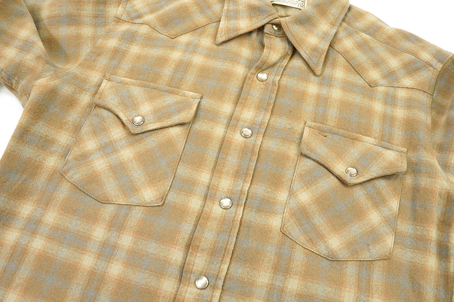 70's ペンドルトン HIGH GRADE WESTERN WEAR ベージュ ウエスタン