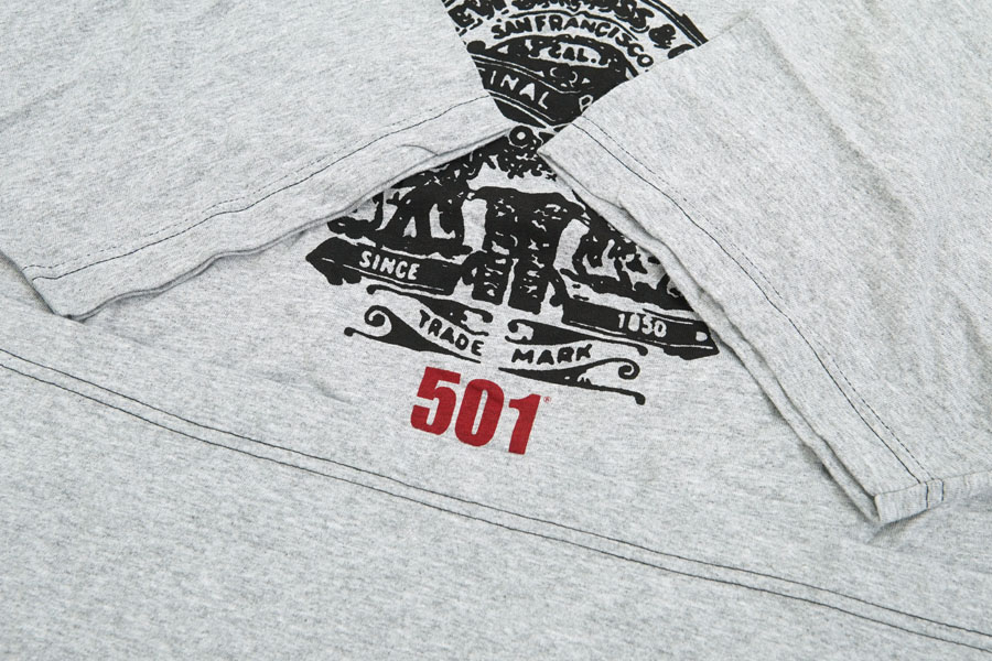 90's Levi's ''501 AUTHENTIC JEANS'' Tシャツ 表記(M) USA製 NOS