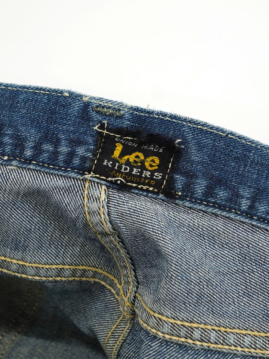 【超希少】リー×リアルマッコイ 101Bデニムパンツ セルビッジ センター黒タグ 超希少】リー×リアルマッコイ 101Bデニムパンツ セルビッジ