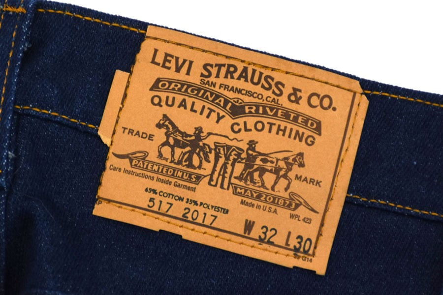 80's Levi's ストレッチ デニムパンツ 濃紺 表記(32x30) USA製 ノンウォッシュ！
