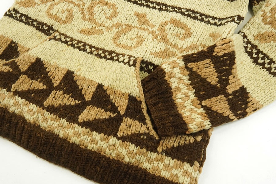 80'S～ HAND MADE IN ECUADOR KNIT SWEATER (APPROX.L) | NEW ITEM