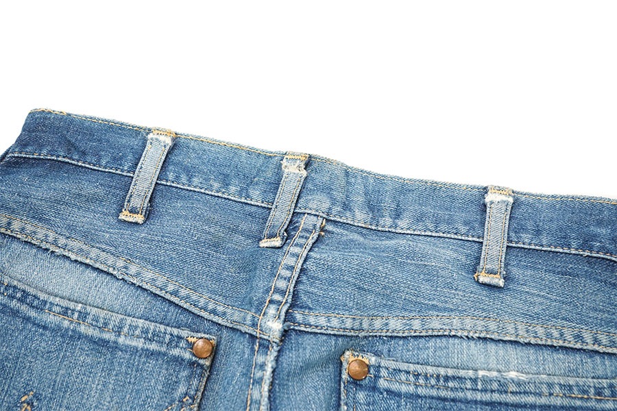 50's Wrangler 11MWZ デニムパンツ 良雰囲気 縦ベル 表記(32x35