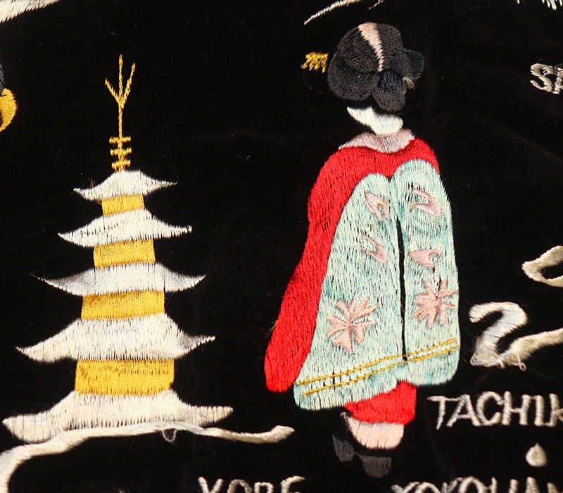 1950s SOUVENIR JACKET , MAIKO , Size M