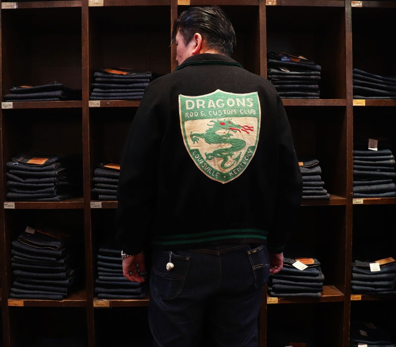 1950s CAR CLUB JACKET , Size L