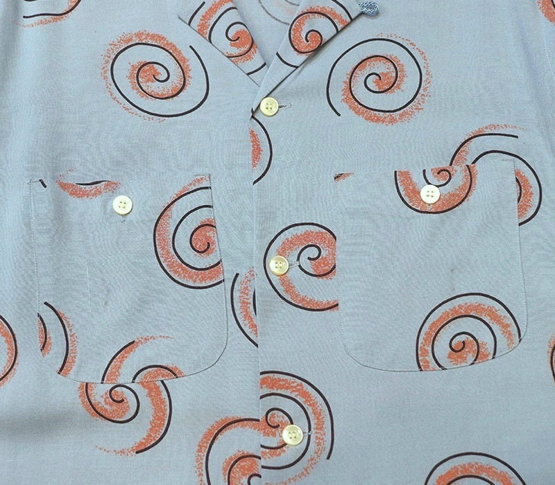 1950s L/S ROCKABILLY SHIRT , Size M
