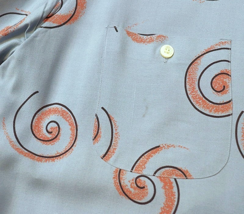 1950s L/S ROCKABILLY SHIRT , Size M