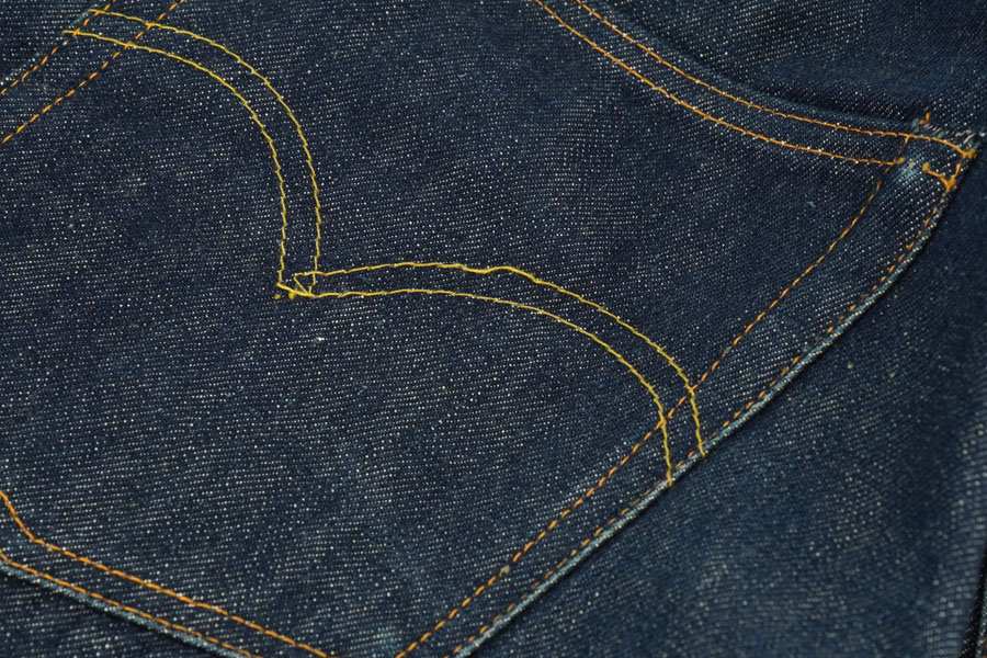 1940'S LEVI'S 501XX ONE SIDE TAB LEATHER PATCH (SIZE.W30 L36) ONE WASH
