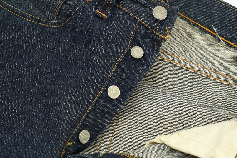 1940'S LEVI'S 501XX ONE SIDE TAB LEATHER PATCH (SIZE.W30 L36) ONE WASH
