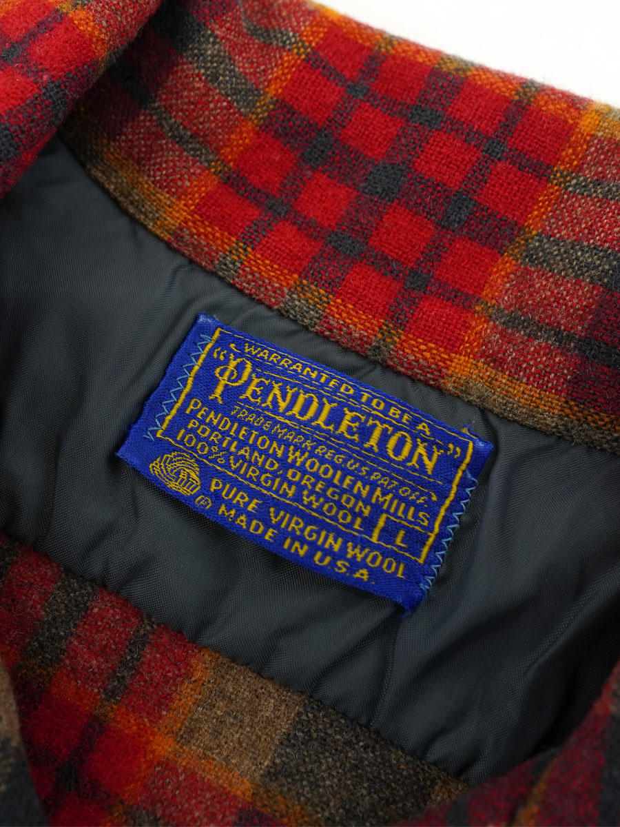 70's ペンドルトン 好配色チェック ボードシャツ 表記(L) | NEW ITEM