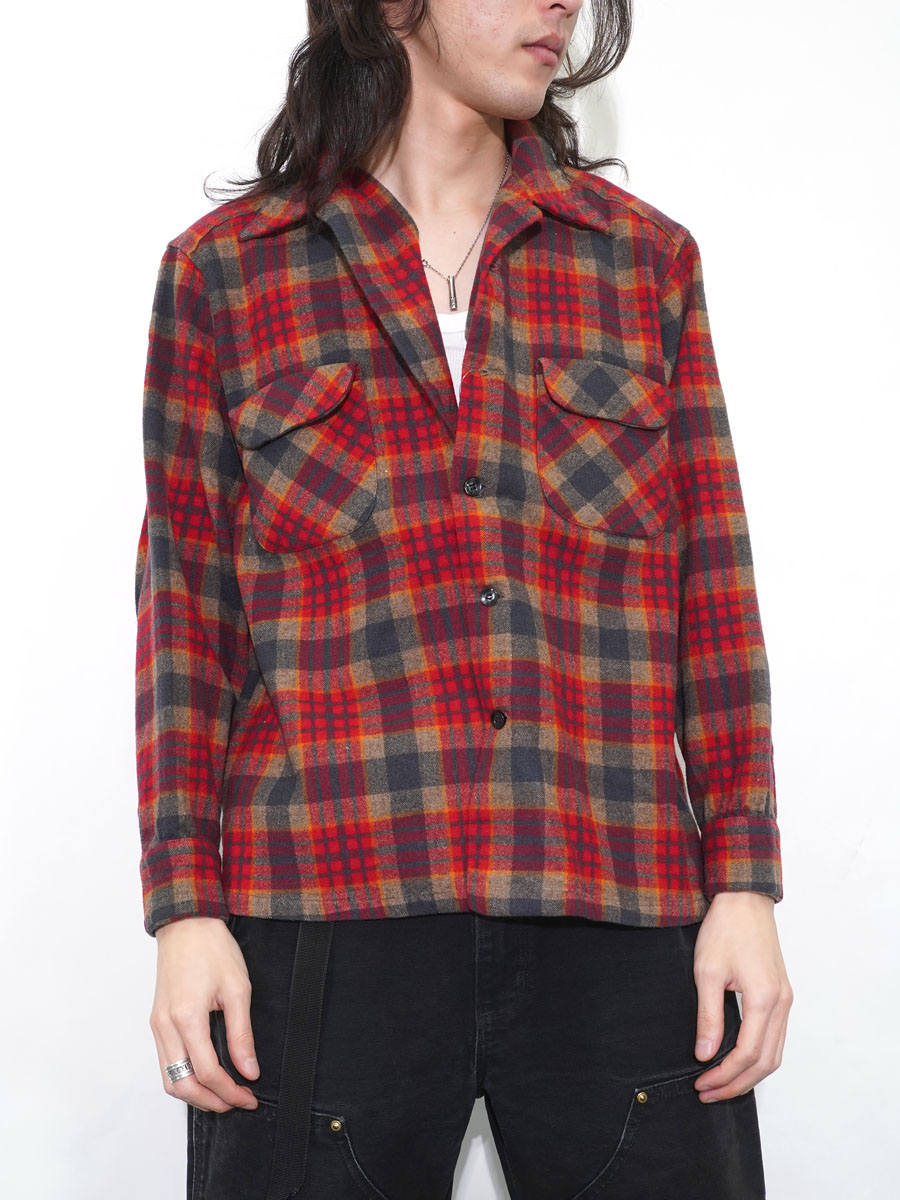 70's ペンドルトン 好配色チェック ボードシャツ 表記(L) | NEW ITEM