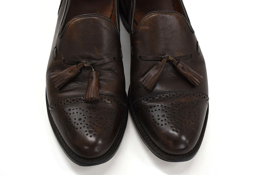 USA製 Allen Edmonds ''Jremyn'' タッセルローファー ブラウン 表記(9 1/2 D)
