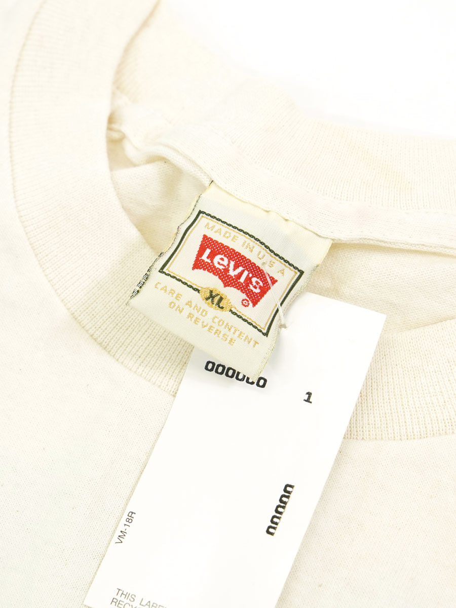 90's Levi's ''FINEST QUALITY GENUINE ORIGINAL'' Tシャツ 表記(XL) USA製 NOS
