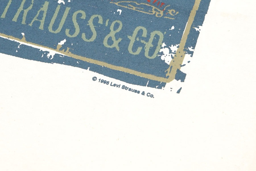 90's Levi's ''FINEST QUALITY GENUINE ORIGINAL'' Tシャツ 表記(XL) USA製 NOS