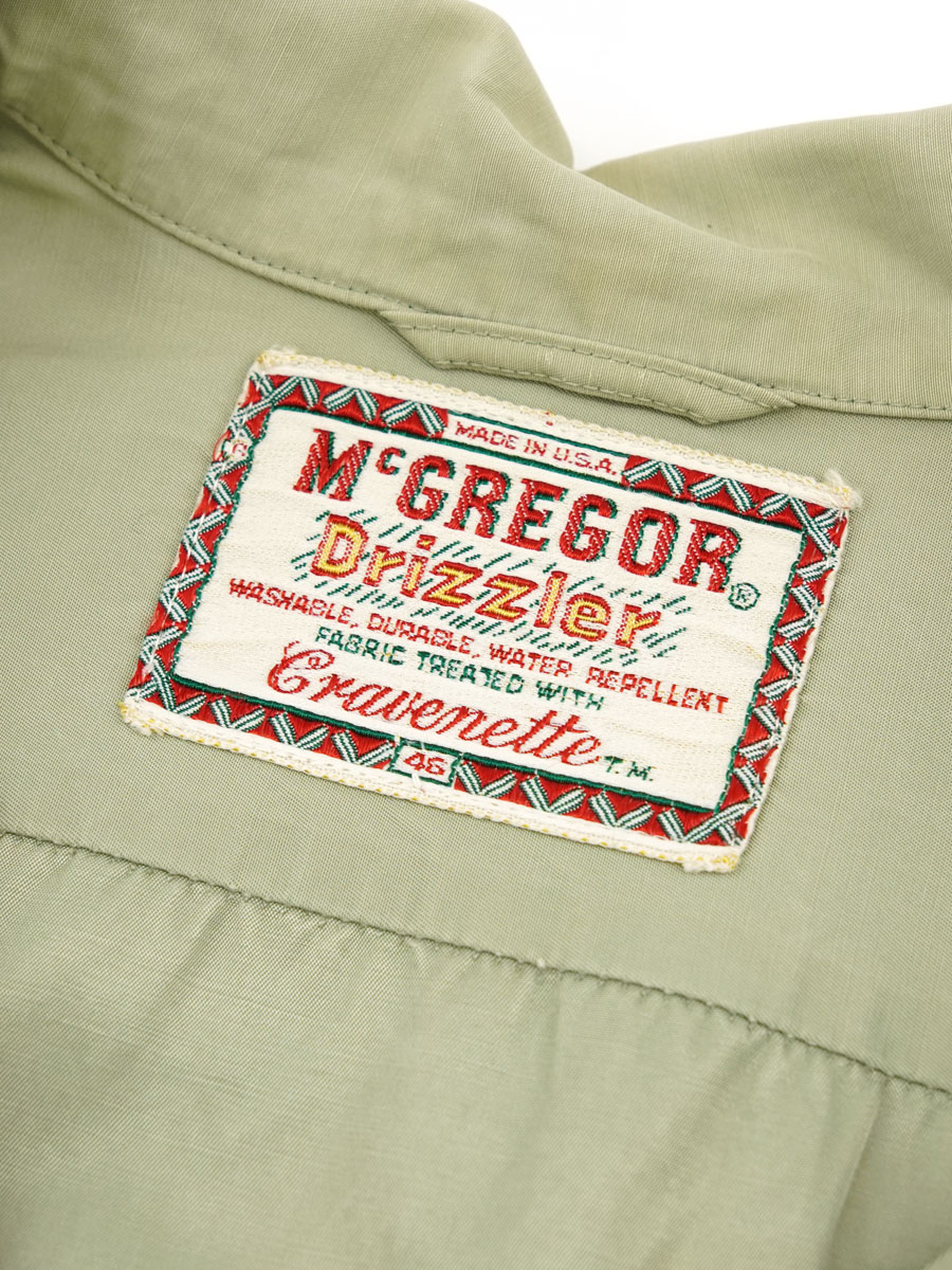 60's MCGREGOR ドリズラージャケット セラドン 表記(46) | NEW ITEM