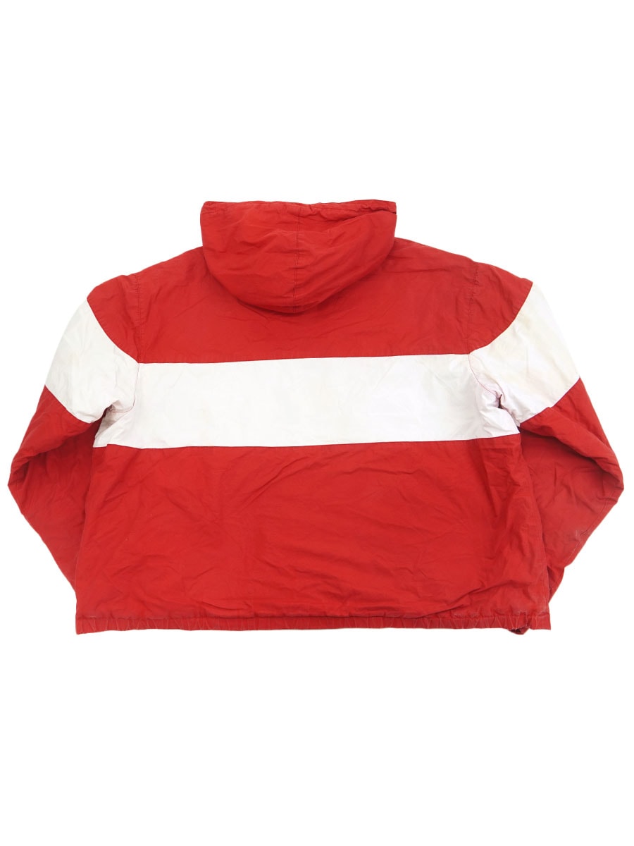 RALPH LAUREN 2 TONE ANORAK PARKA RED/WHITE (SIZE.X LARGE)