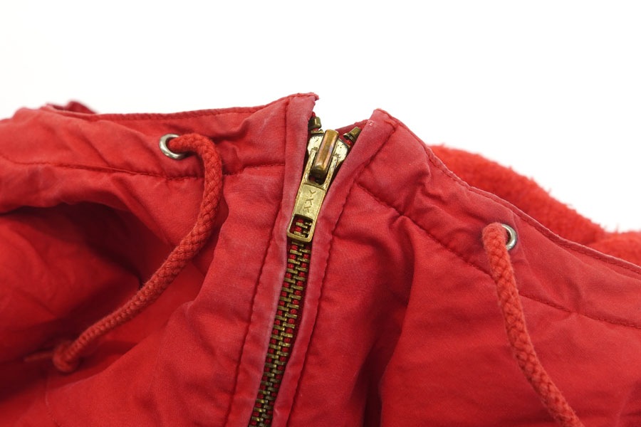 RALPH LAUREN 2 TONE ANORAK PARKA RED/WHITE (SIZE.X LARGE)