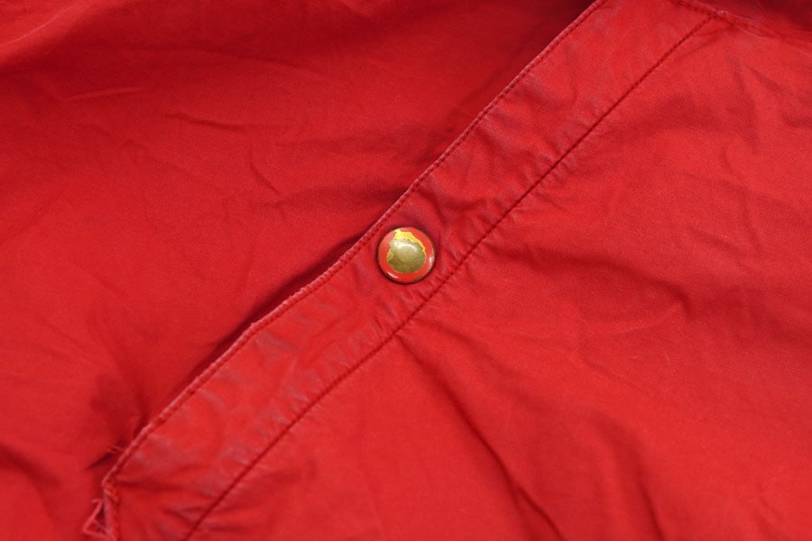 RALPH LAUREN 2 TONE ANORAK PARKA RED/WHITE (SIZE.X LARGE)