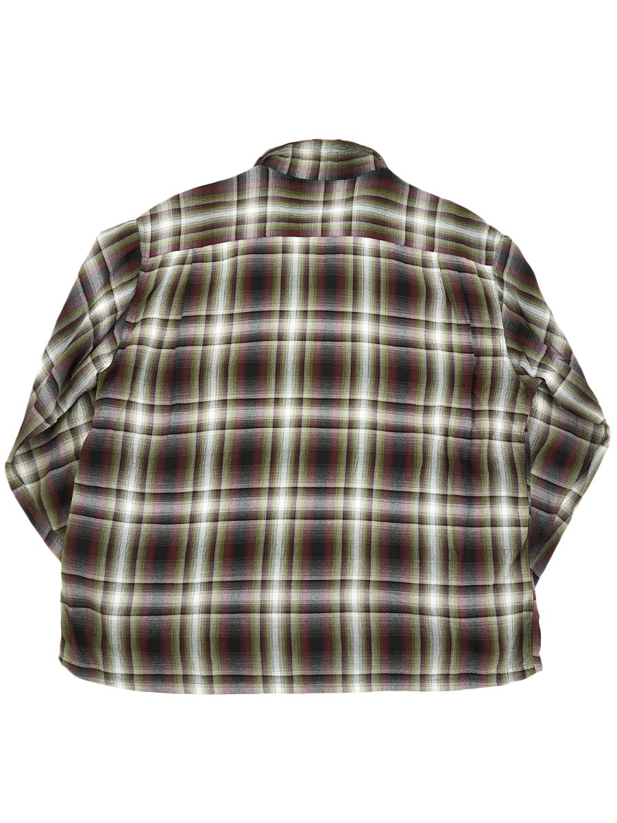 60's PENNEY'S TOWNCRAFT 好配色チェック レーヨンシャツ 実寸
