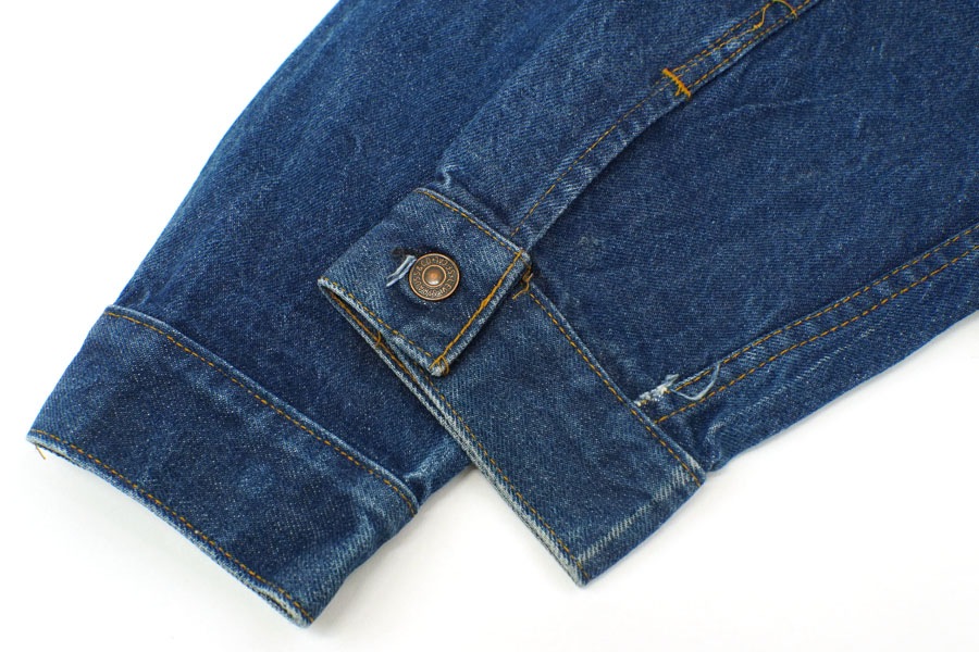 70's Levi's 70505-0217 スモールe デニムジャケット 濃青 表記(44