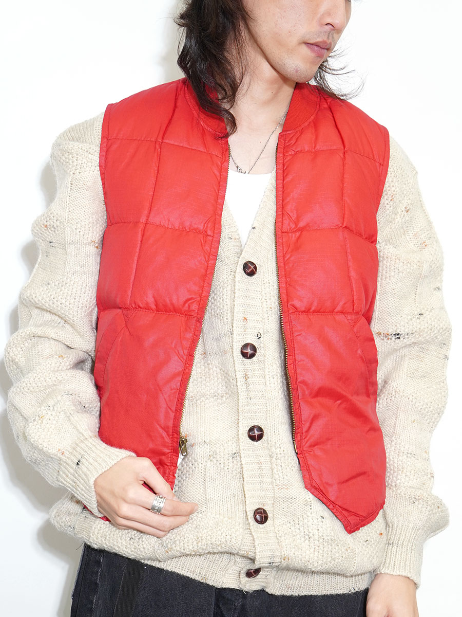 70's 黒タグ エディバウアー ダウンベスト レッド 表記(38) | NEW ITEM