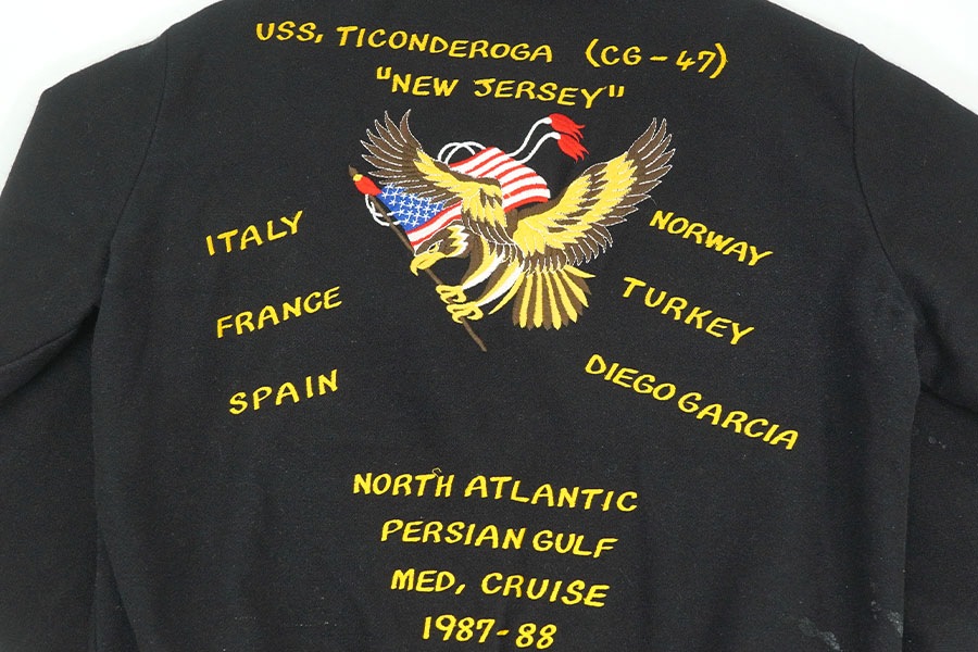 80's ''USS TICONDEROGA (CG-47) NEW JERSEY 1987-88'' ツアー