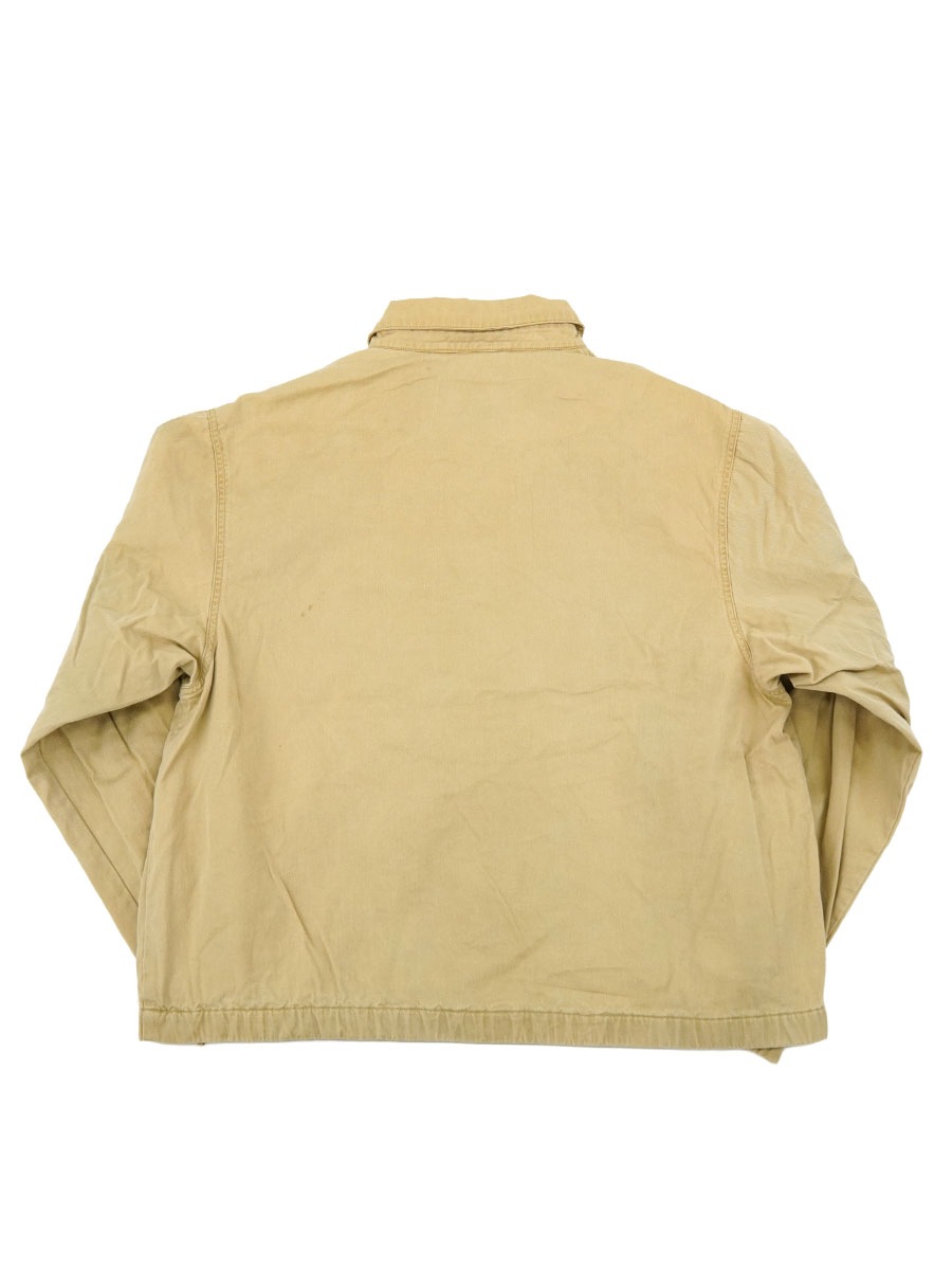 美品 エディーバウアー 黒タグ ブルゾン スイングトップ ベージュ80s usa 80's 黒タグ エディーバウアー コットン スウィングトップ ベージュ