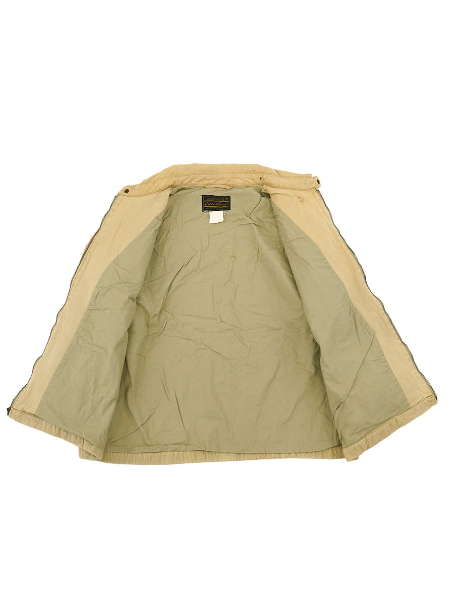 80's 黒タグ エディーバウアー コットン スウィングトップ ベージュ