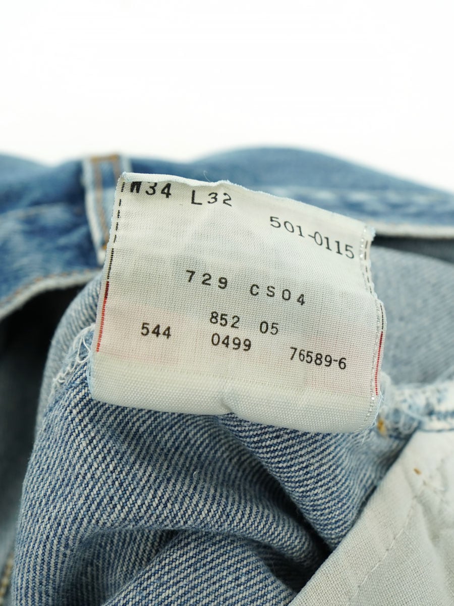 90'S LEVI'S 501 BLUE JEANS (SIZE. W34 L32) MADE IN USA | NEW ITEM