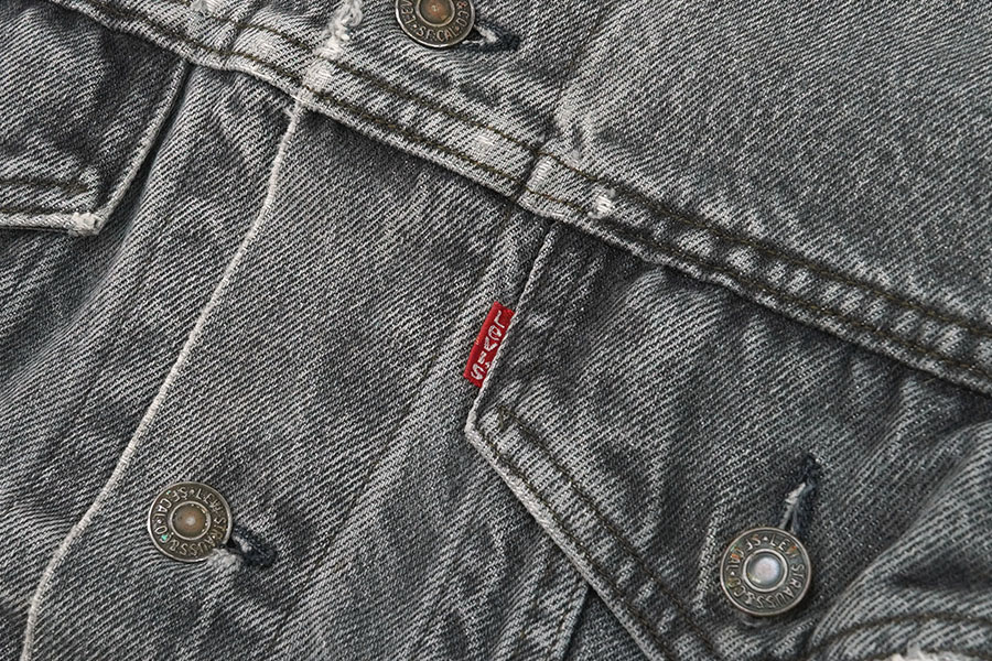80'S LEVI'S 70506 BLACK DENIM JACKET (SIZE.42R) MADE IN USA