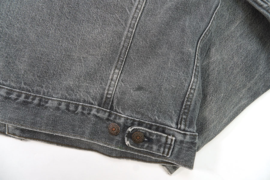 80'S LEVI'S 70506 BLACK DENIM JACKET (SIZE.42R) MADE IN USA